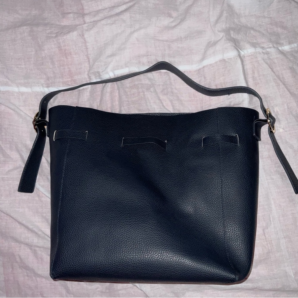 *SOLD* HUGE Estée Lauder Drawstring Bucket Bag with Mini Pouch